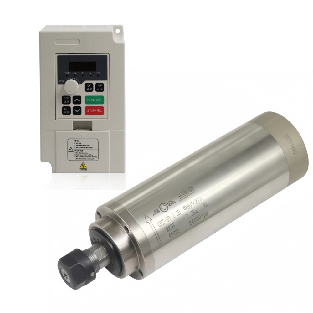 GDZ-80-2.2B 80mm 2.2KW ER20 Wa - 2.2Kw Water Cooled Spindle Kit Vfd recension och pris