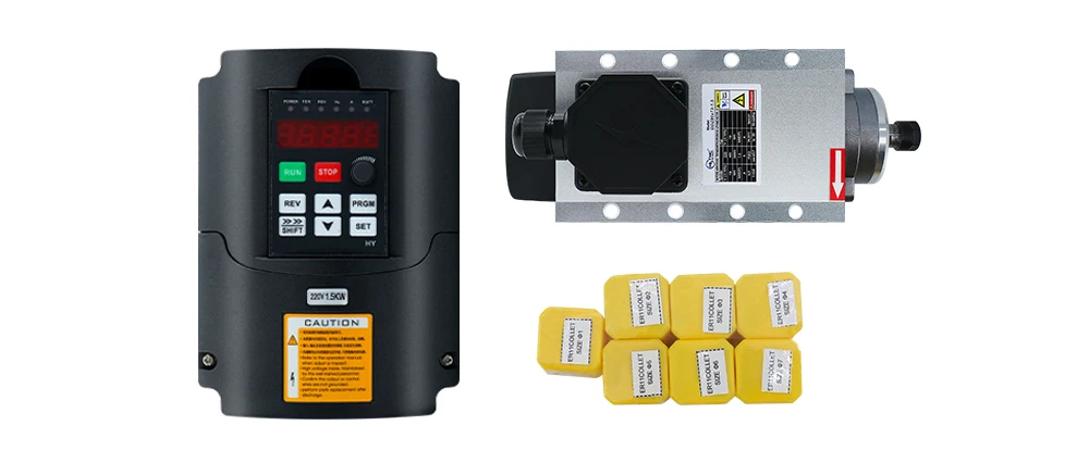 HLTNC 1.5kw Flash air Cooled S - Air Cooled 1.5Kw Spindle Motor Inverter 110V recension och pris