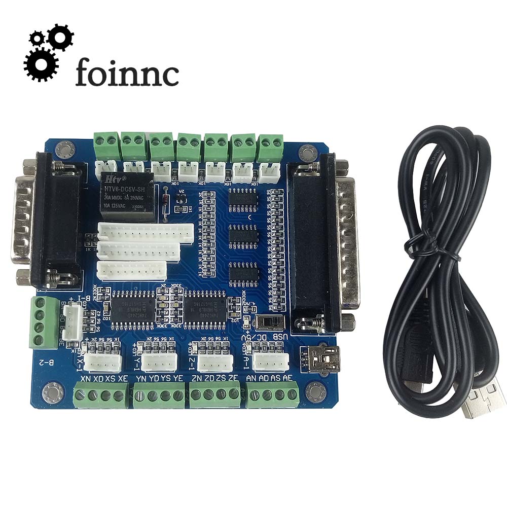 Mach3 5 Axis CNC Breakout Cont - 5 Axis Cnc Breakout Board Interface Mach3 recension och pris