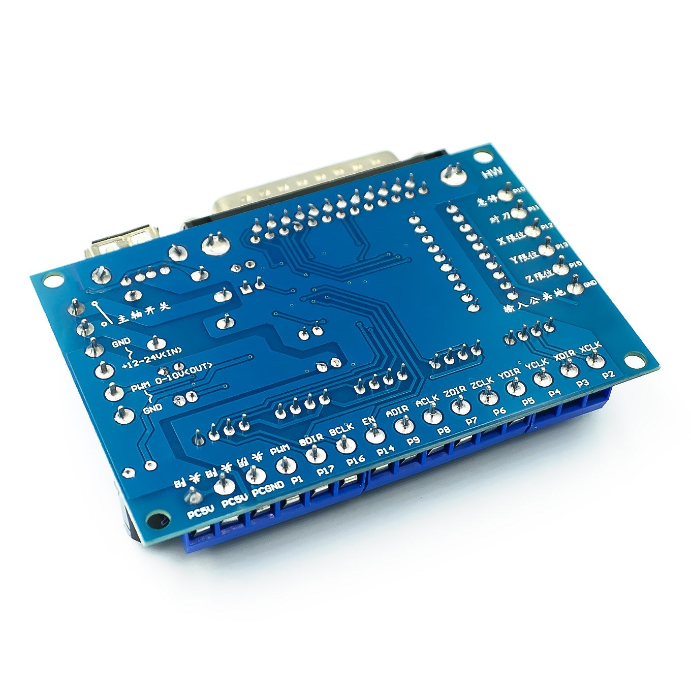 Upgraded 5 Axis CNC Interface  - 5 Axis Cnc Breakout Board Interface Mach3 recension och pris